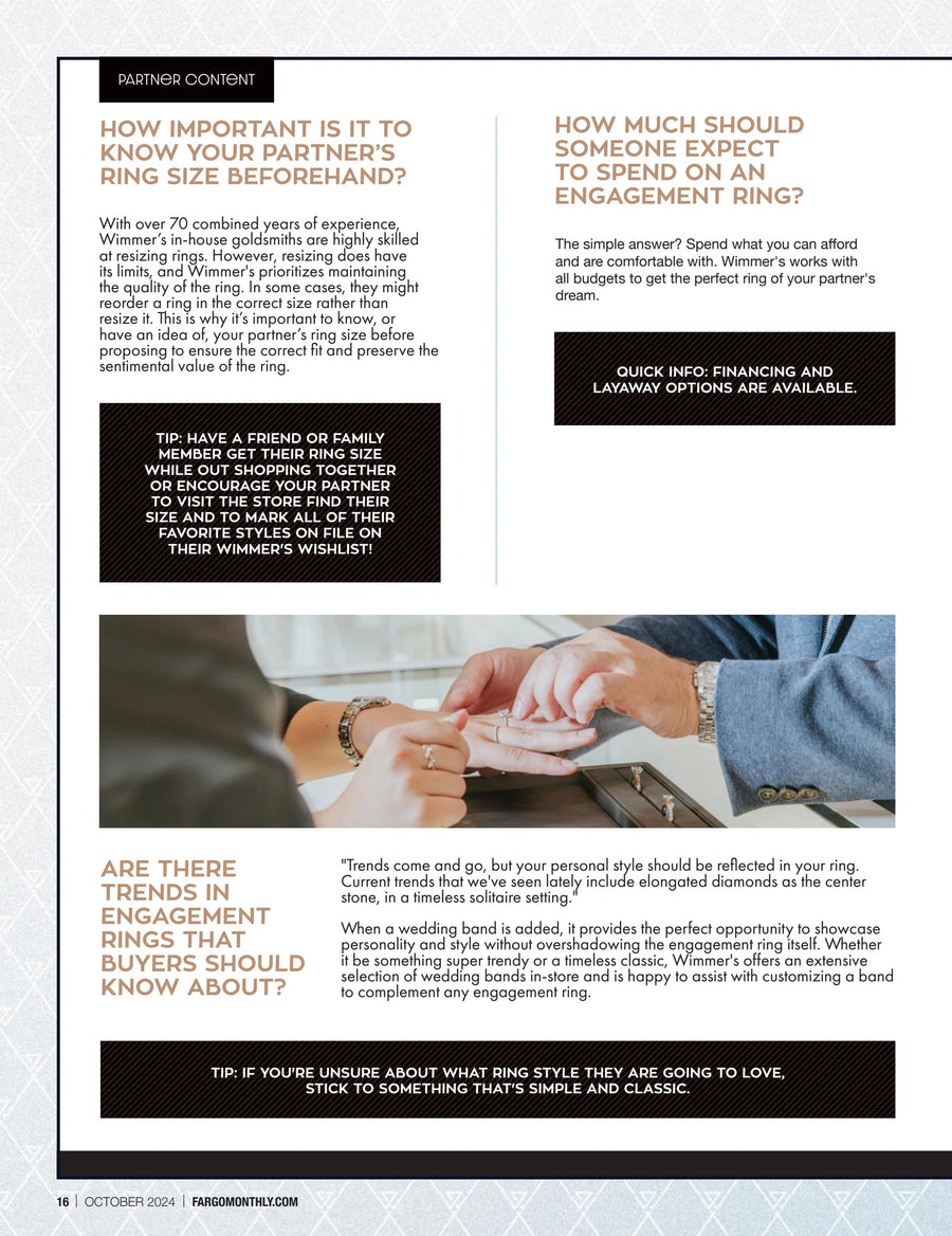 Your Complete Guide to Engagement Ring Shopping in Fargo