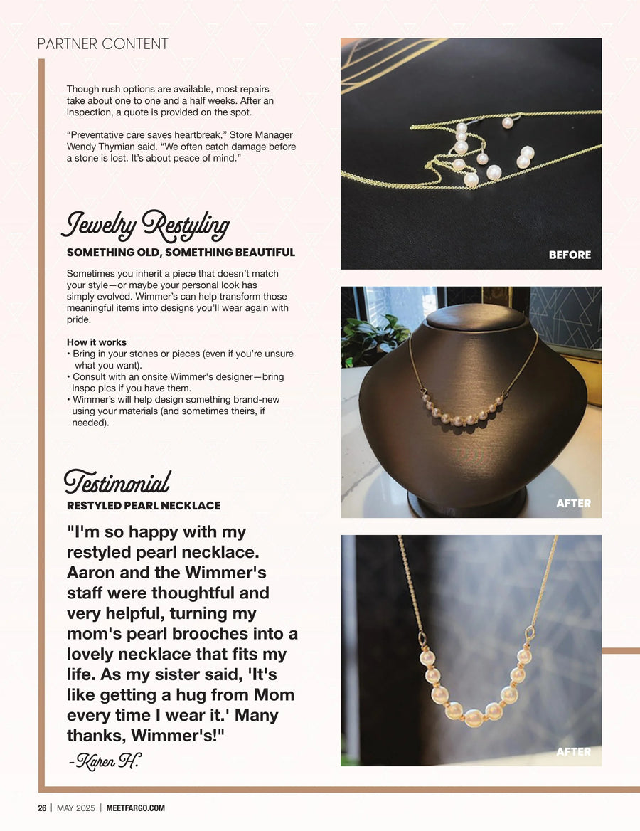 Spring Cleaning for Your Jewelry Box: Services at Wimmer's Diamonds