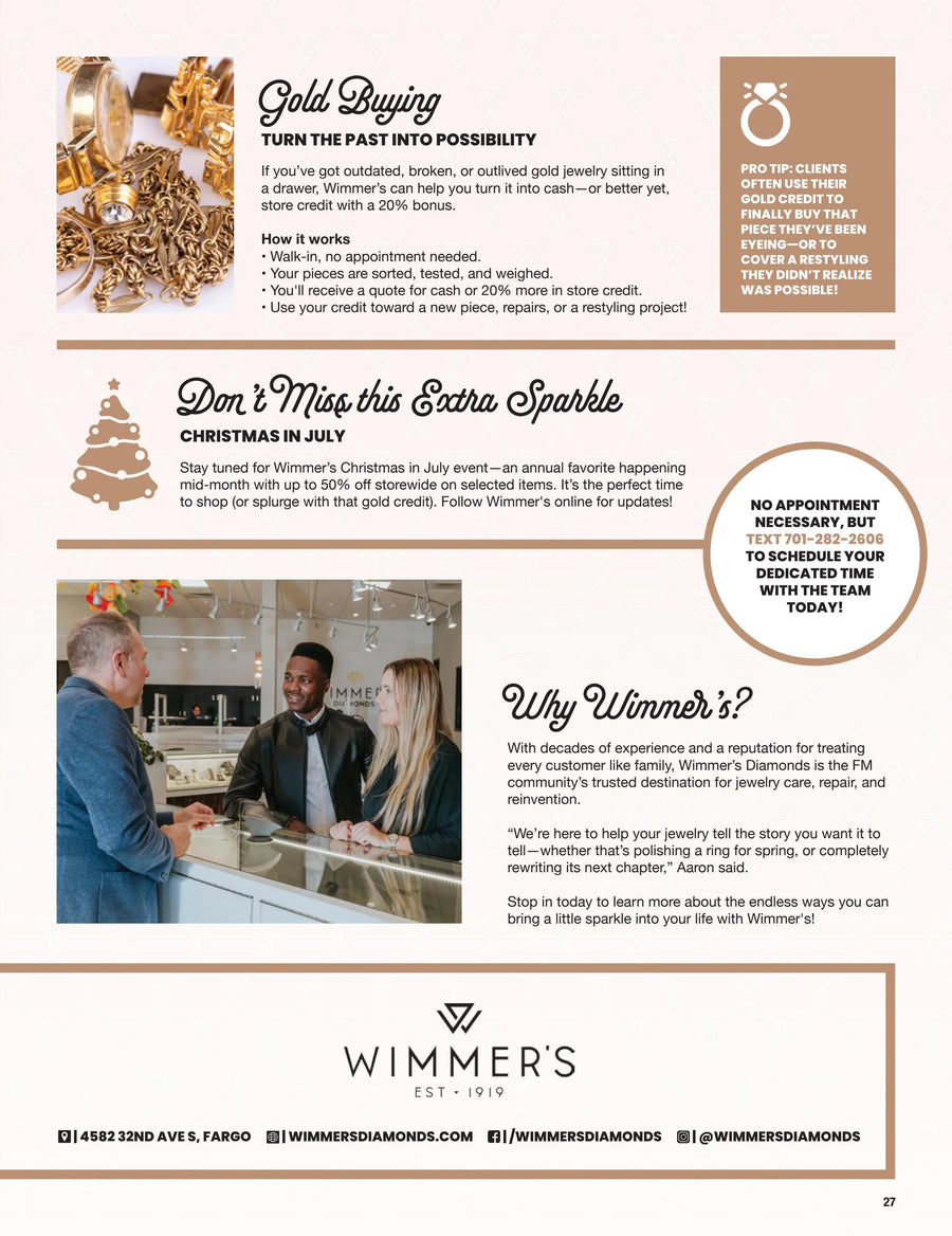Spring Cleaning for Your Jewelry Box: Services at Wimmer's Diamonds