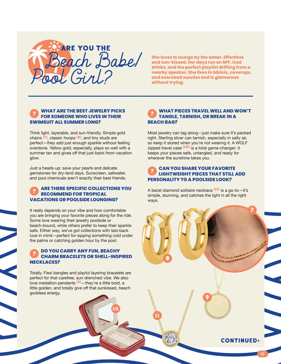 Jewelry Tips for Every Summer Occasion
