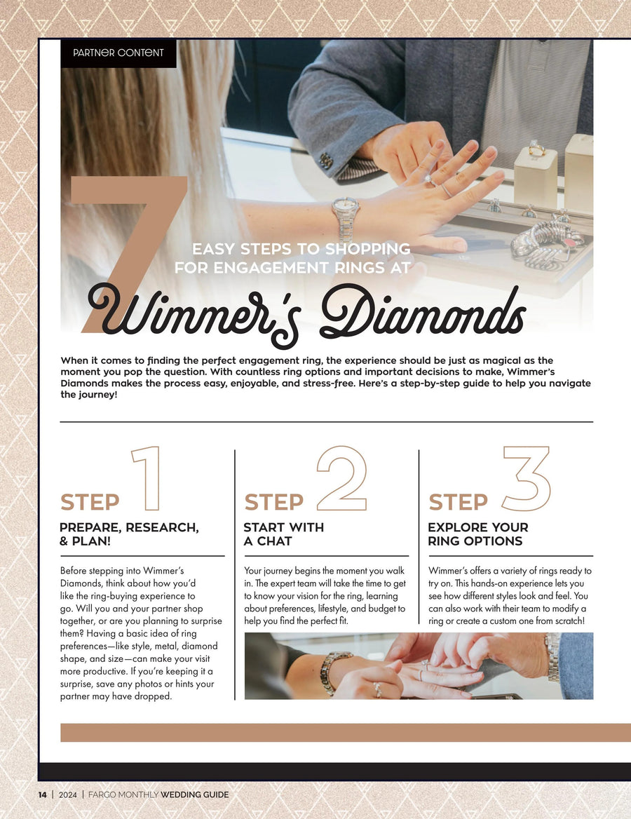 7 Easy Steps to Shop Engagement Rings at Wimmer’s Diamonds