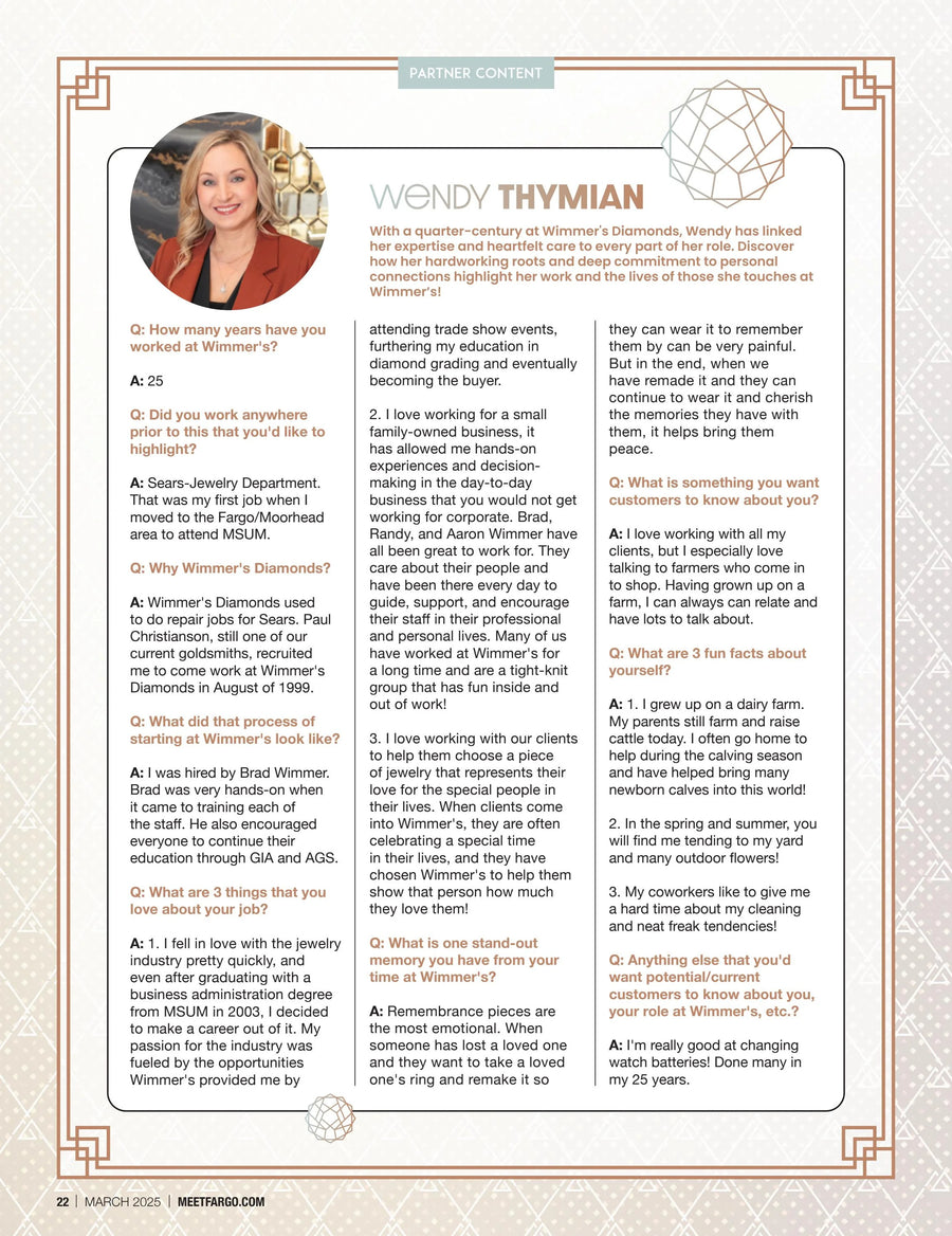 Meet the Experts with Wimmer’s Diamonds!